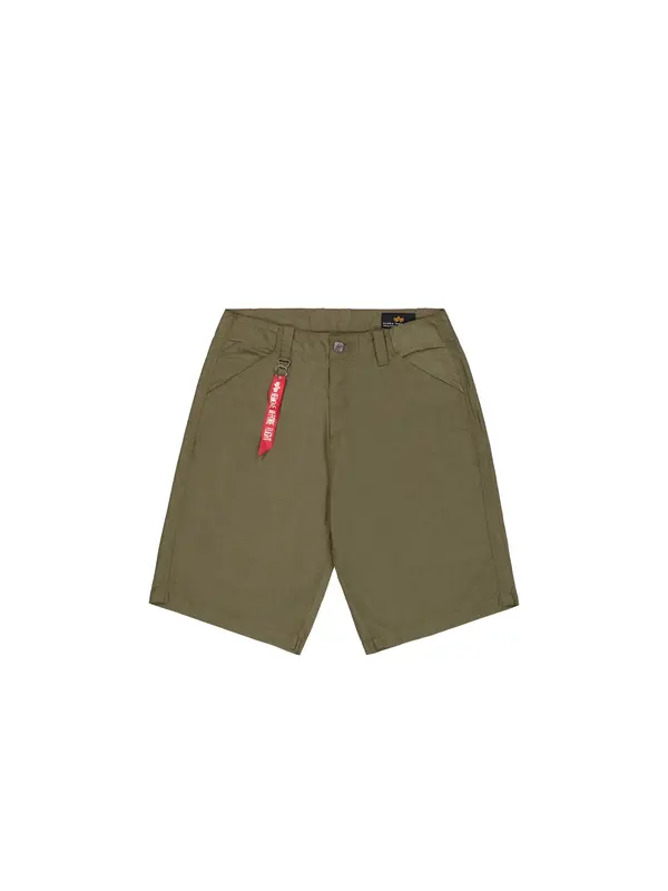 ALPHA INDUSTRIES ALPHA INDUSTRIES Sportske hlače 'P41 HBT Combat'  maslinasta / crvena / bijela