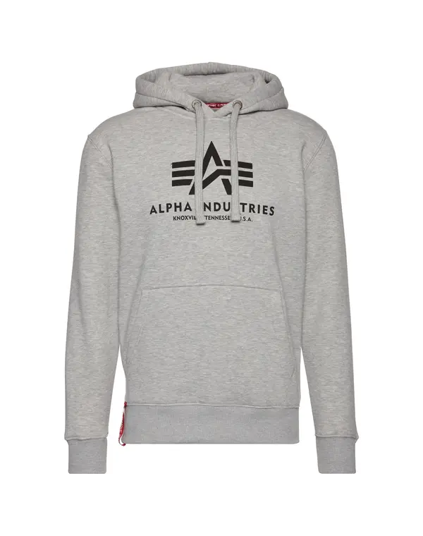 ALPHA INDUSTRIES ALPHA INDUSTRIES Sweater majica 'Basic'  siva