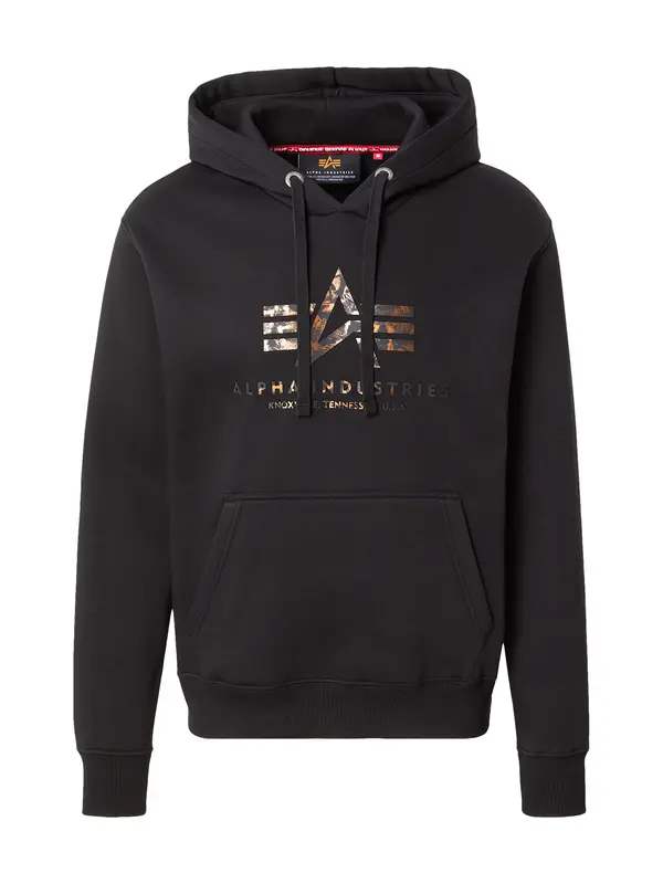 Alpha Industries ALPHA INDUSTRIES Sweater majica  bež / grafit siva / tamno narančasta / crna