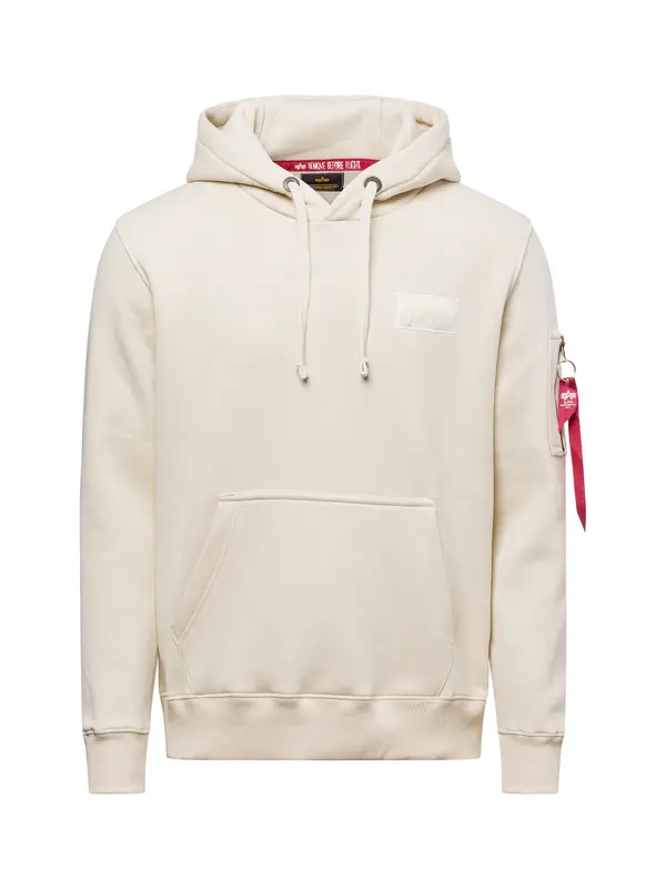 ALPHA INDUSTRIES ALPHA INDUSTRIES Sweater majica  bež / indigo