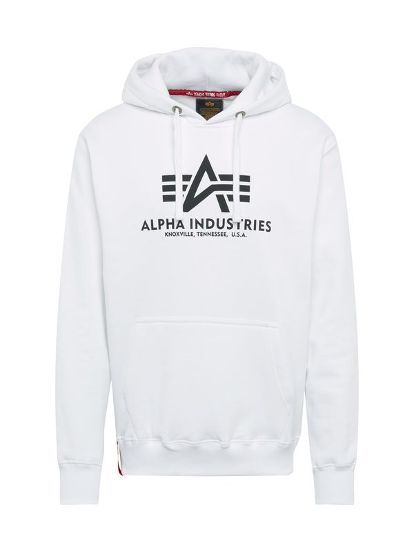 ALPHA INDUSTRIES ALPHA INDUSTRIES Sweater majica  crna / prljavo bijela