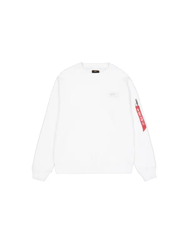 Alpha Industries ALPHA INDUSTRIES Sweater majica  crvena / crna / bijela
