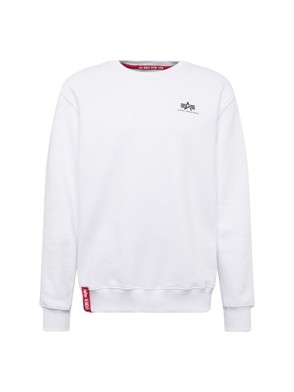 ALPHA INDUSTRIES ALPHA INDUSTRIES Sweater majica  crvena / crna / bijela