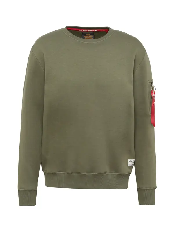 Alpha Industries ALPHA INDUSTRIES Sweater majica 'Dragon'  smeđa / zlatno žuta / maslinasta / bijela