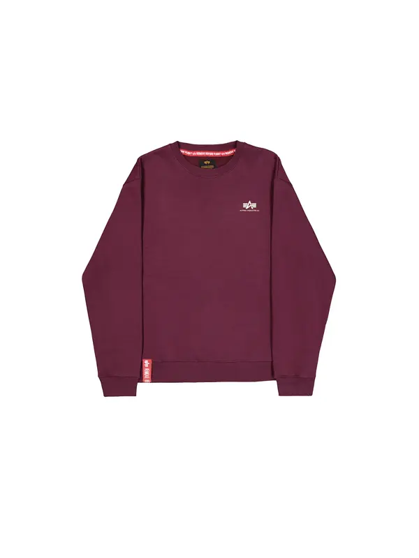 Alpha Industries ALPHA INDUSTRIES Sweater majica  ecru/prljavo bijela / burgund