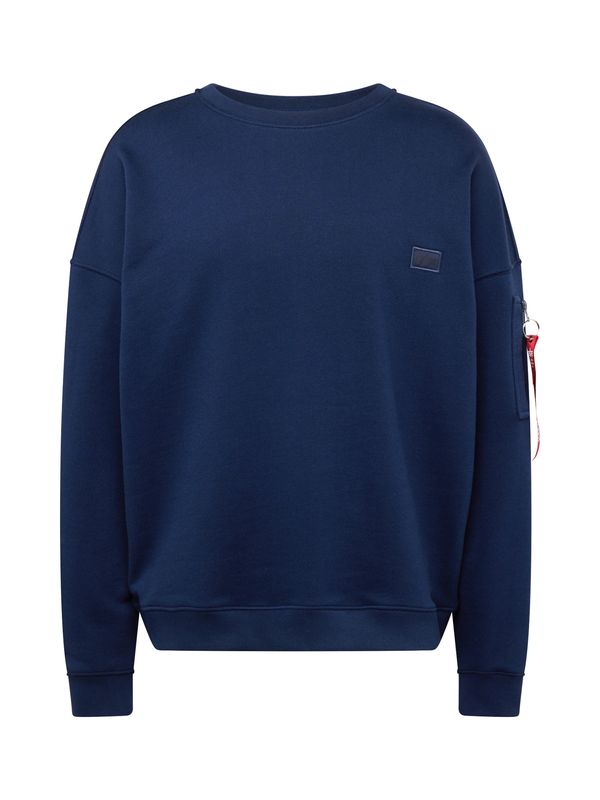 ALPHA INDUSTRIES ALPHA INDUSTRIES Sweater majica 'Essentials'  mornarsko plava