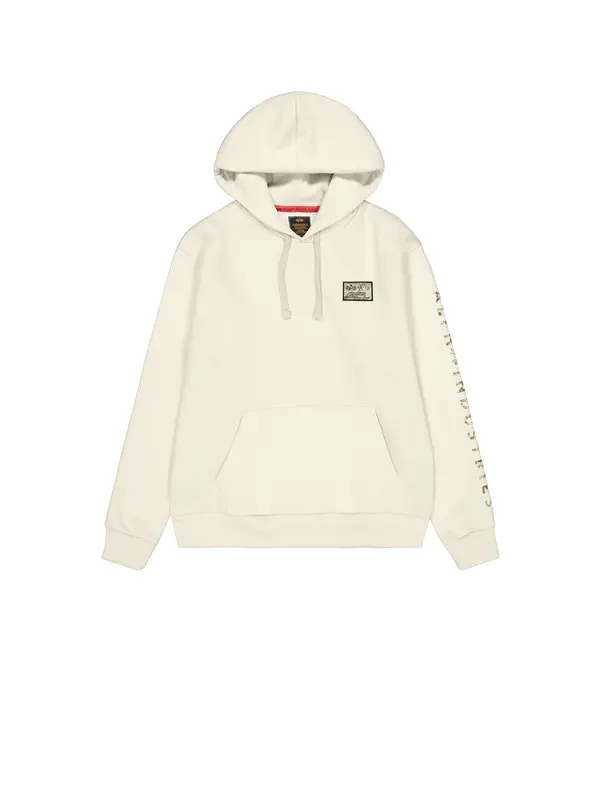 Alpha Industries ALPHA INDUSTRIES Sweater majica  kaki / bijela