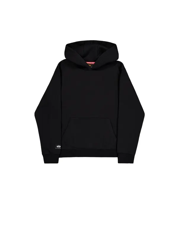 ALPHA INDUSTRIES ALPHA INDUSTRIES Sweater majica 'Label'  crna