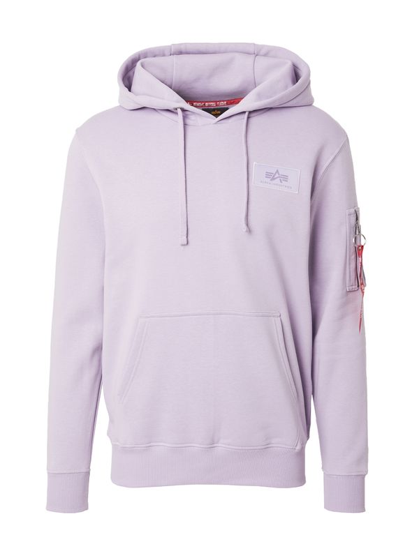 ALPHA INDUSTRIES ALPHA INDUSTRIES Sweater majica  lila / bijela