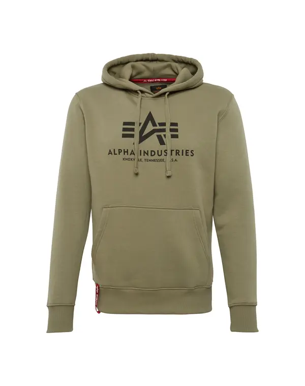 Alpha Industries ALPHA INDUSTRIES Sweater majica  maslinasta / crna