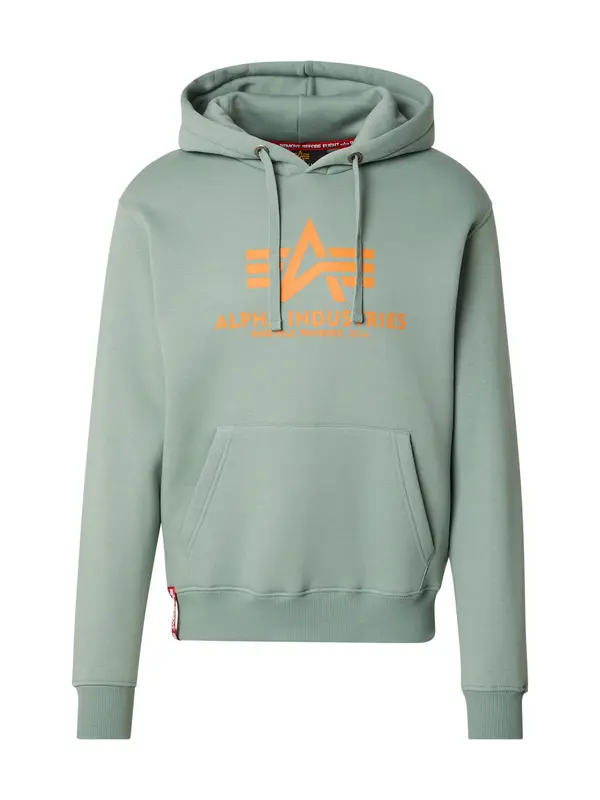 Alpha Industries ALPHA INDUSTRIES Sweater majica  menta / narančasta