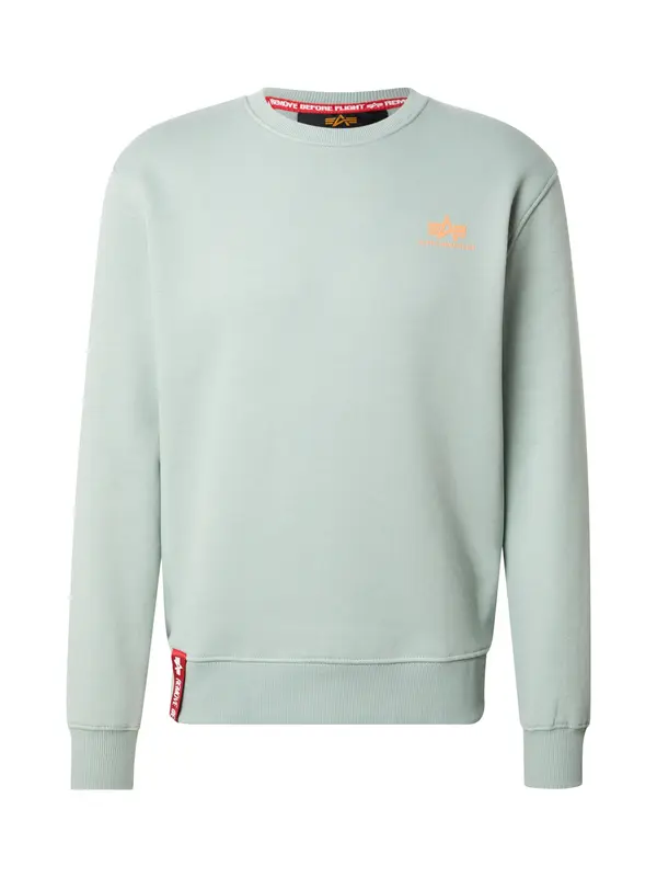 Alpha Industries ALPHA INDUSTRIES Sweater majica  pastelno zelena