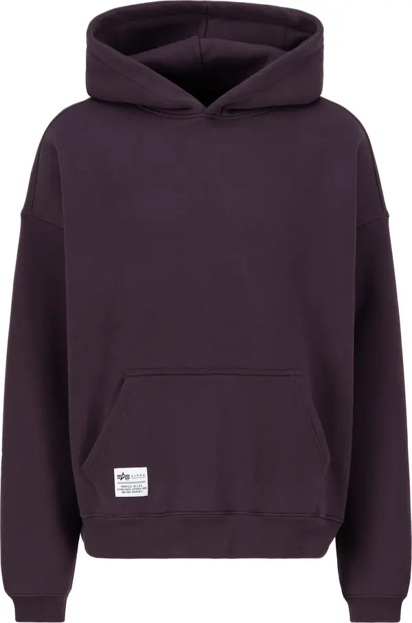 Alpha Industries ALPHA INDUSTRIES Sweater majica  patlidžan / bijela