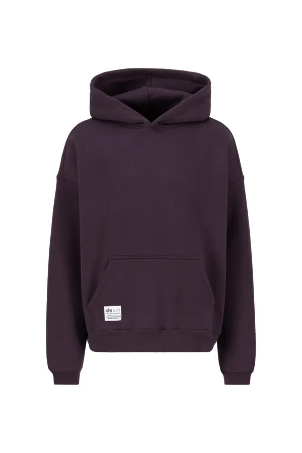 Alpha Industries ALPHA INDUSTRIES Sweater majica  patlidžan / bijela