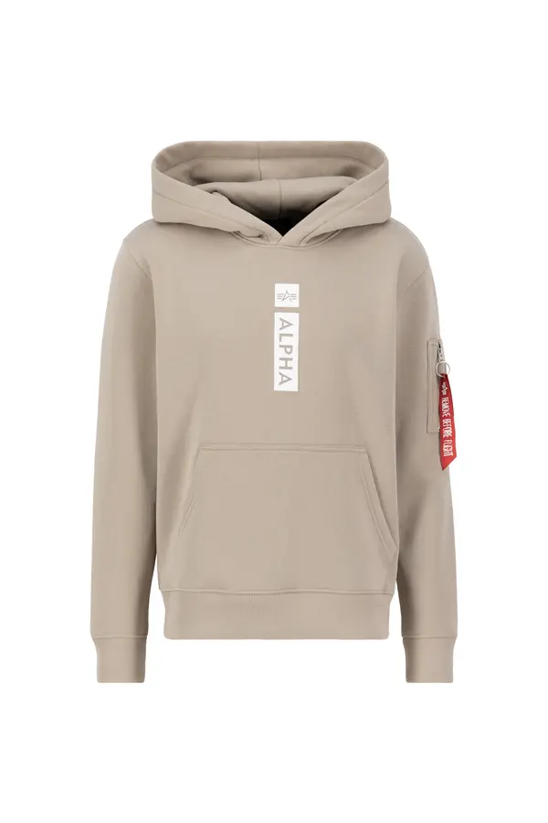 Alpha Industries ALPHA INDUSTRIES Sweater majica  pijesak / bijela
