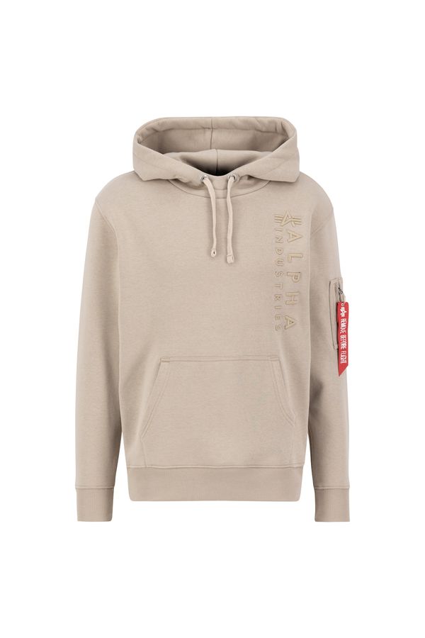 Alpha Industries ALPHA INDUSTRIES Sweater majica  pijesak / crvena