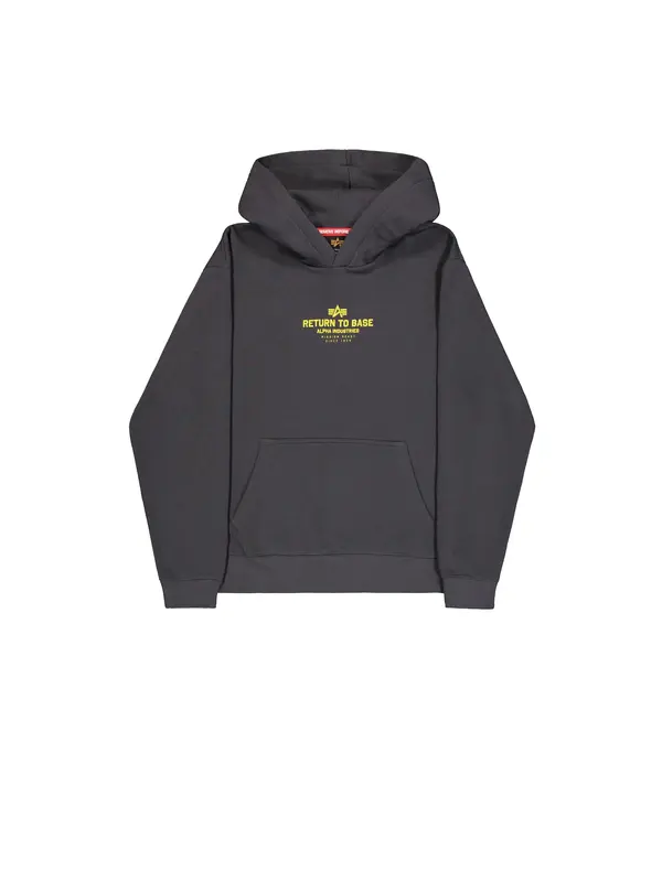 Alpha Industries ALPHA INDUSTRIES Sweater majica 'Return To Base'  žuta / tamo siva