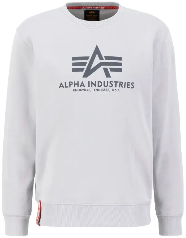 ALPHA INDUSTRIES ALPHA INDUSTRIES Sweater majica  siva / tamo siva