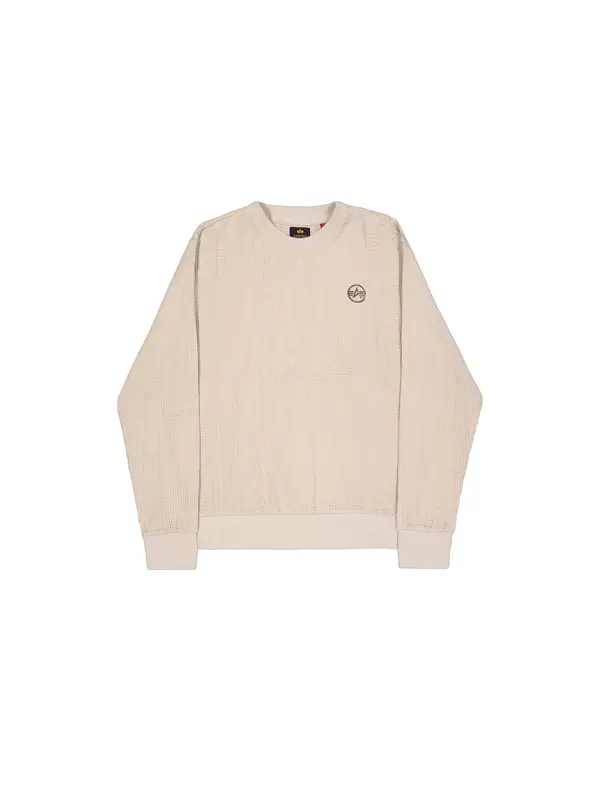 Alpha Industries ALPHA INDUSTRIES Sweater majica  svijetlobež / crna