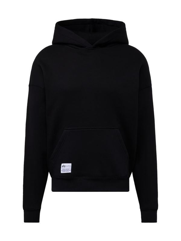 ALPHA INDUSTRIES ALPHA INDUSTRIES Sweater majica  svijetlonarančasta / crna / bijela