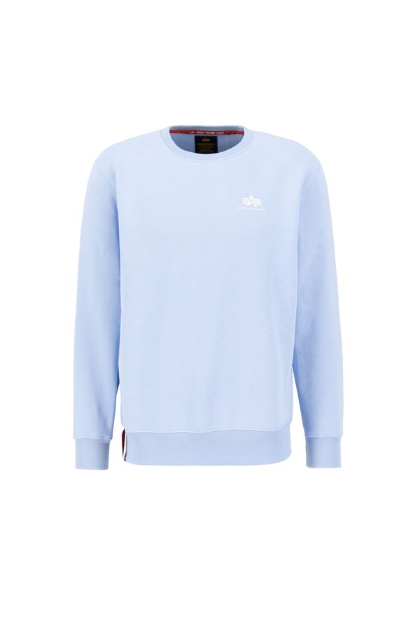 ALPHA INDUSTRIES ALPHA INDUSTRIES Sweater majica  svijetloplava / bijela