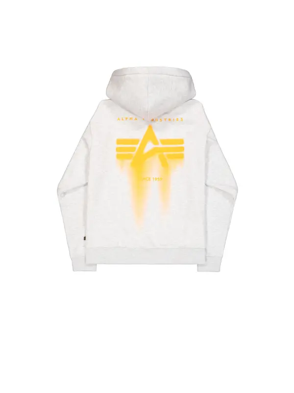 Alpha Industries ALPHA INDUSTRIES Sweater majica  žuta / siva