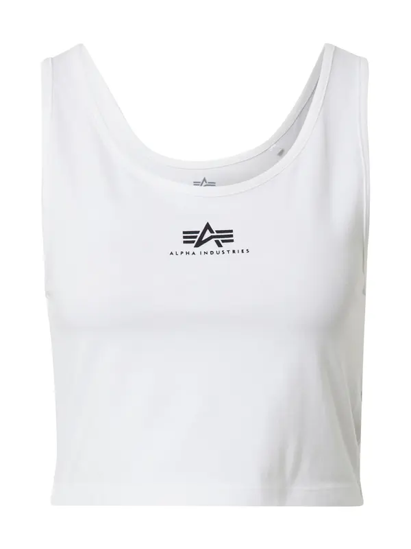 ALPHA INDUSTRIES ALPHA INDUSTRIES Top  crna / bijela