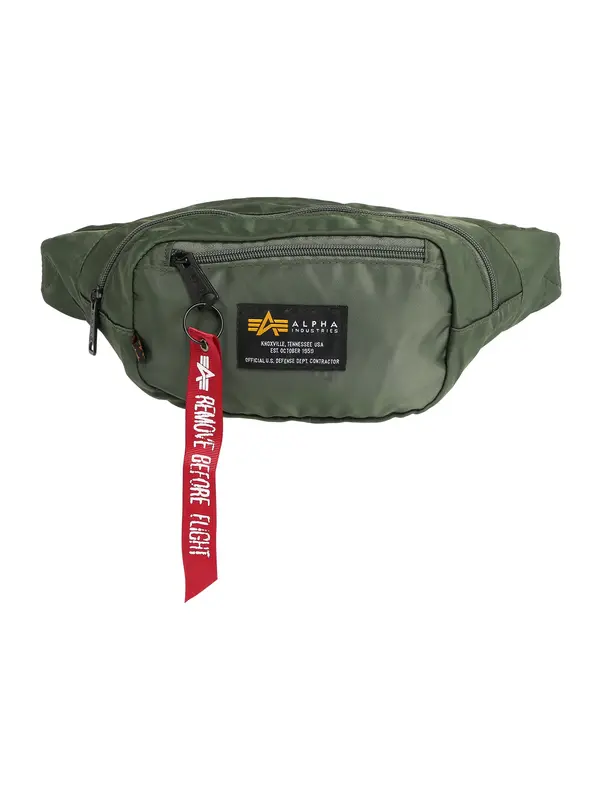 Alpha Industries ALPHA INDUSTRIES Torba preko ramena  maslinasta / crna / bijela