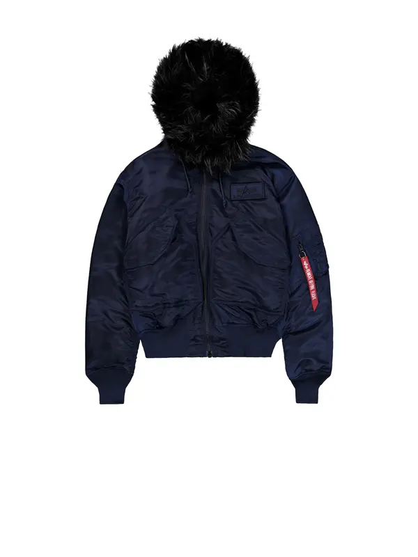 Alpha Industries ALPHA INDUSTRIES Zimska jakna '45/P Hooded Custom'  mornarsko plava