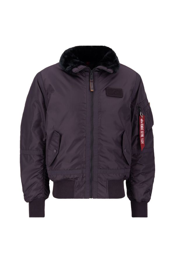 ALPHA INDUSTRIES ALPHA INDUSTRIES Zimska jakna 'B15-3 TT'  tamno ljubičasta / crvena / crna / bijela
