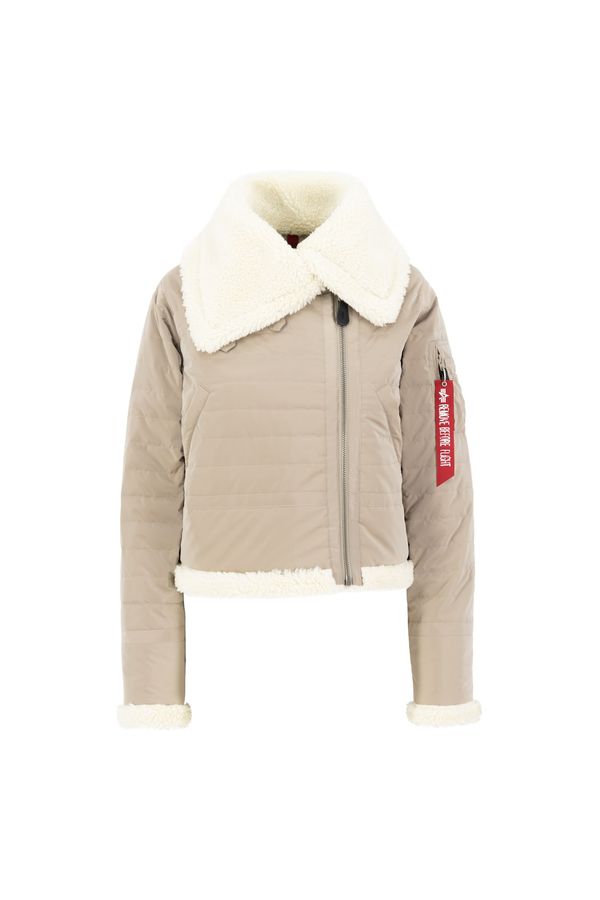 ALPHA INDUSTRIES ALPHA INDUSTRIES Zimska jakna 'B3'  boja pijeska / pijesak / crvena