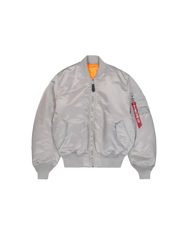 Alpha Industries ALPHA INDUSTRIES Zimska jakna 'MA-1 Heritage'  narančasta / crvena / srebro