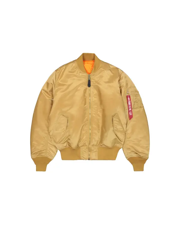Alpha Industries ALPHA INDUSTRIES Zimska jakna 'MA-1 Heritage'  zlatna / narančasta / crvena