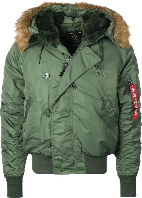 Alpha Industries ALPHA INDUSTRIES Zimska jakna 'N2B'  zelena