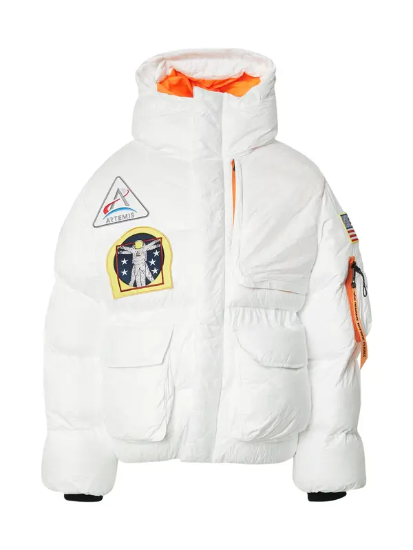 Alpha Industries ALPHA INDUSTRIES Zimska jakna 'Nasa Artemis'  bijela