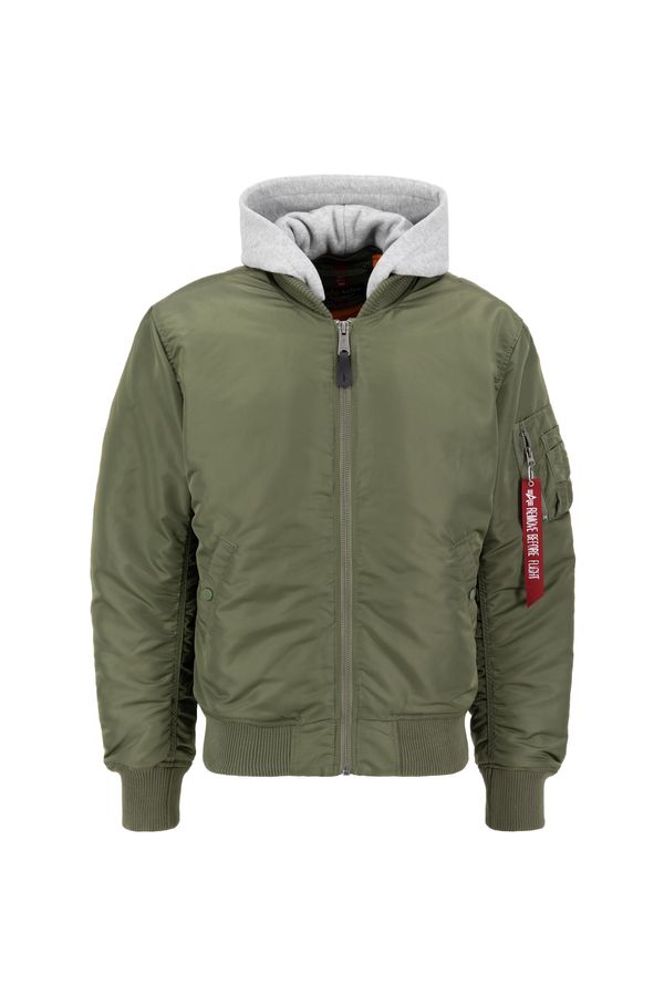 ALPHA INDUSTRIES ALPHA INDUSTRIES Zimska jakna  siva / zelena / miks boja