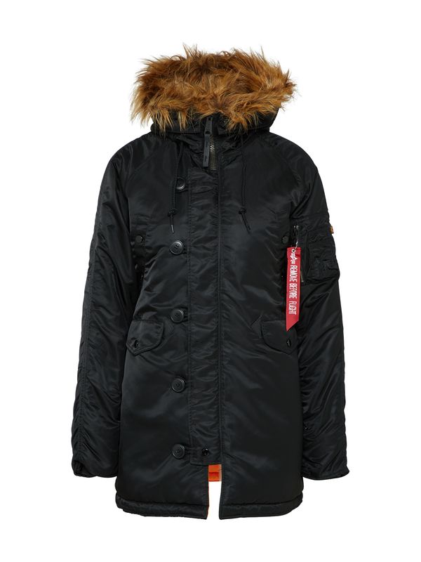 Alpha Industries ALPHA INDUSTRIES Zimska jakna  smeđa melange / crna