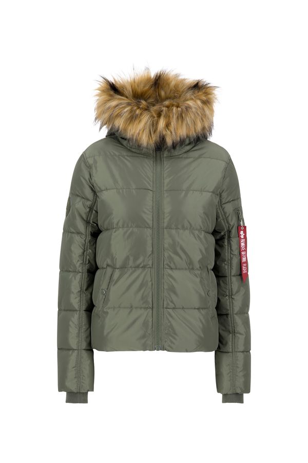 ALPHA INDUSTRIES ALPHA INDUSTRIES Zimska jakna  smeđa / zelena / crvena