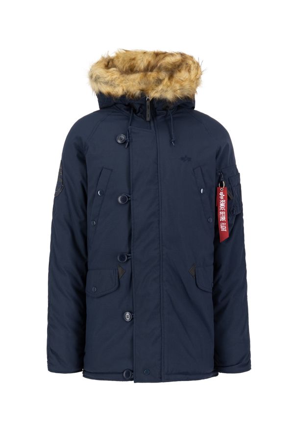 ALPHA INDUSTRIES ALPHA INDUSTRIES Zimska parka 'Exporer'  noćno plava / crvena / bijela