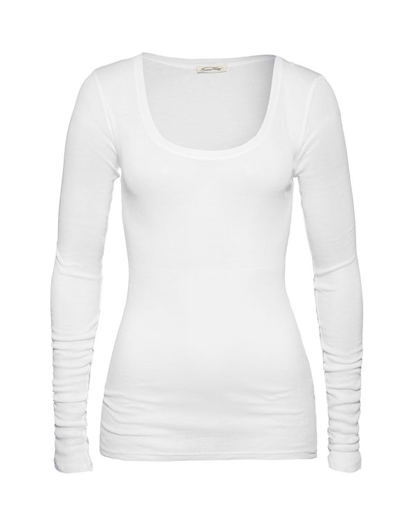 AMERICAN VINTAGE AMERICAN VINTAGE Majica 'Massachusetts'  bijela