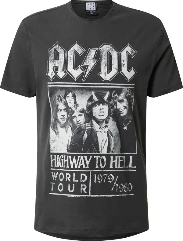 AMPLIFIED AMPLIFIED Majica 'ACDC HIGHWAY TO HELL'  tamo siva