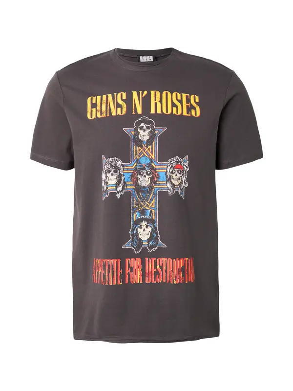 AMPLIFIED AMPLIFIED Majica  kraljevsko plava / žuta / antracit siva / crvena