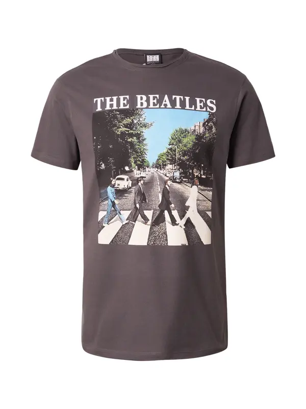 AMPLIFIED AMPLIFIED Majica 'THE BEATLES - ABBEY ROAD'  svijetloplava / antracit siva / smaragdno zelena / bijela