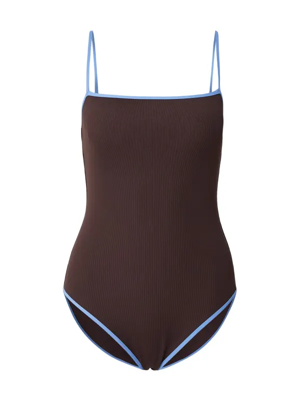 & Other Stories & Other Stories Jednodijelni kupaći kostim  svijetloplava / tamno smeđa
