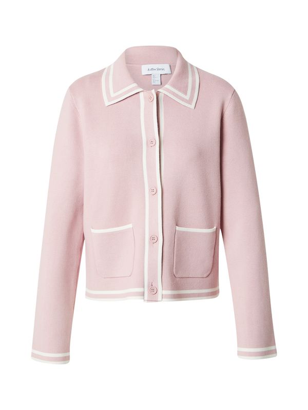 & Other Stories & Other Stories Kardigan  roza / bijela