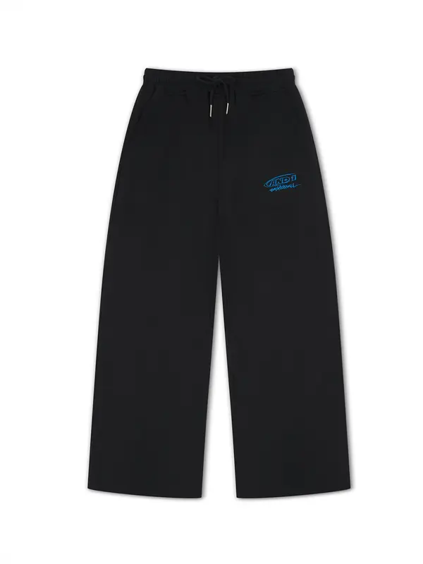 AND1 AND1 Hlače  plava / crna