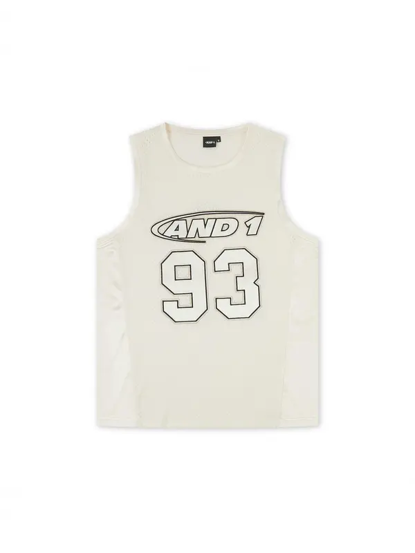 AND1 AND1 Majica '93 Airtex'  ecru/prljavo bijela