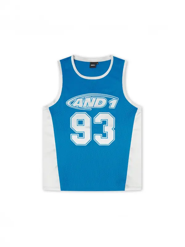 AND1 AND1 Majica '93 Airtex'  plava / bijela