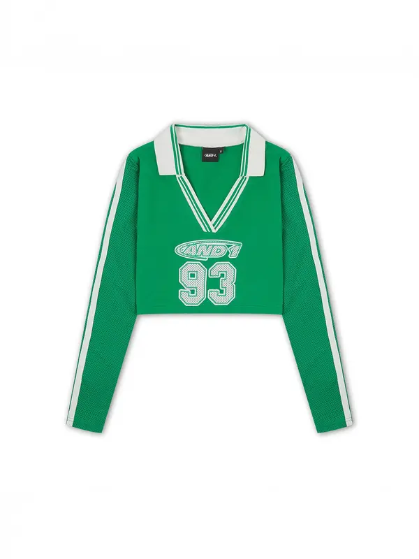 AND1 AND1 Majica '93 Airtex'  zelena / bijela