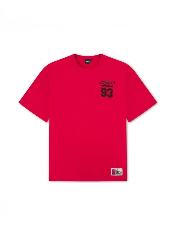 AND1 AND1 Majica 'Core 93'  crvena / crna